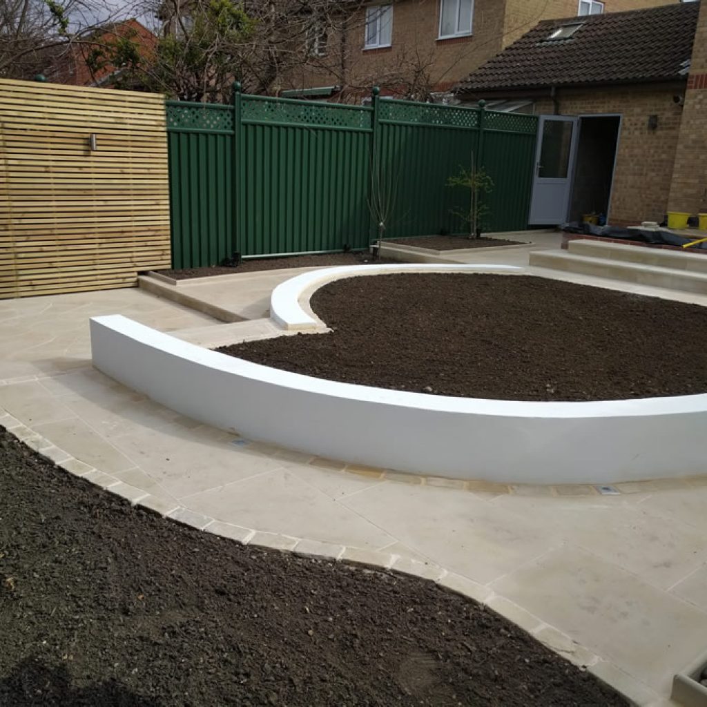 curves are the new garden design trends