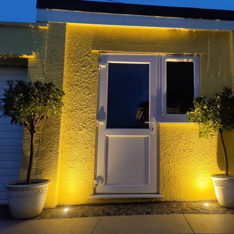 gentle lighting for a front door