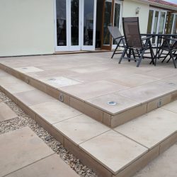 patio level with door sill