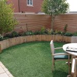 finished new build garden in Bridgwater